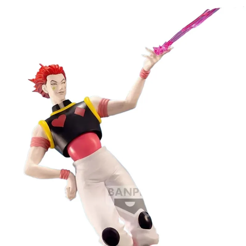 バンダイバンプレスト振動スター VS ハンターヒソカアニメフィギュアデスクトップ装飾品子供のギフトモデル人形トレンディな遊びのおもちゃ