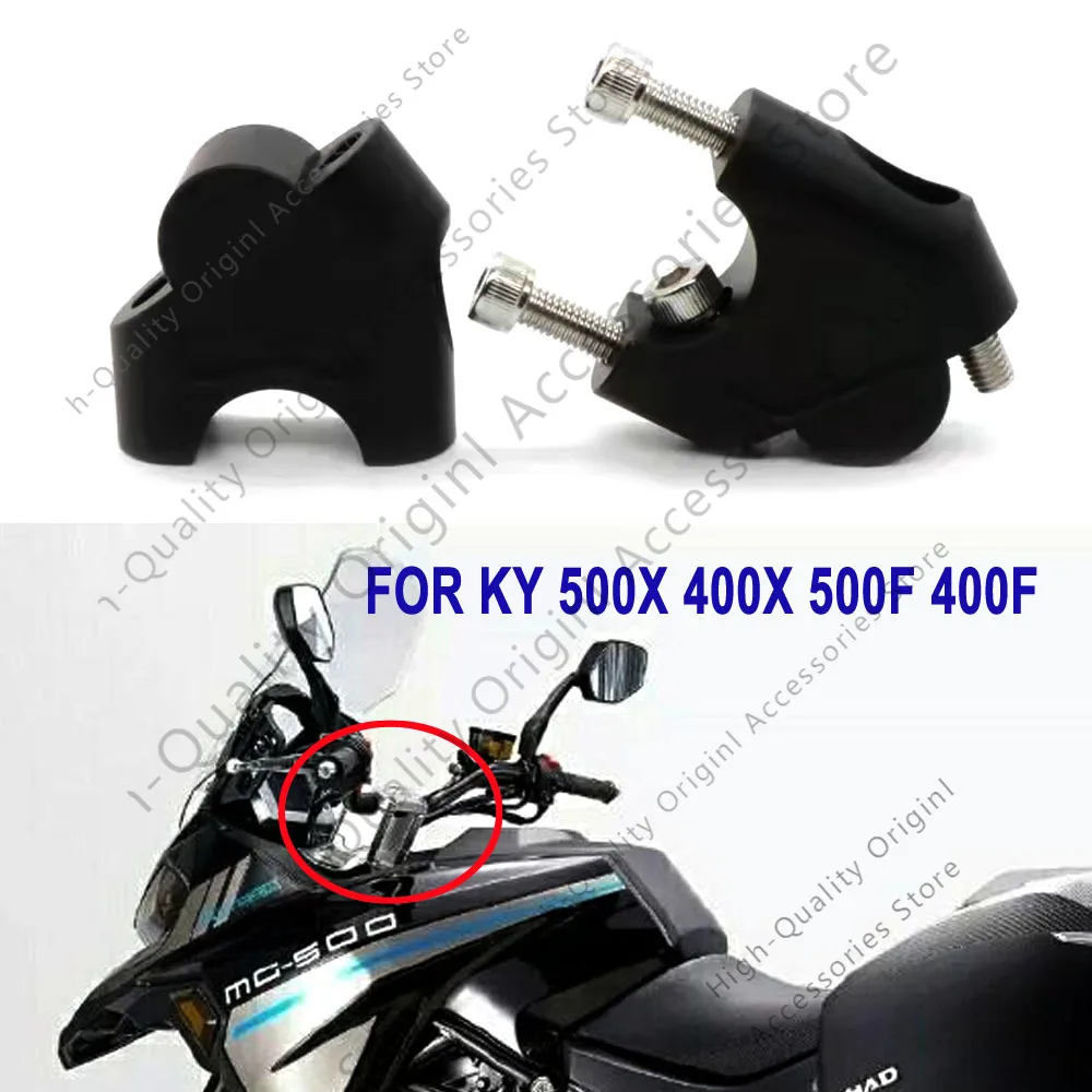 

For Colove KY 500X 400X 500F 400F Motorcycle Handlebar Riser Bar Mount Handle Clamp Handlebar Back Move Mount