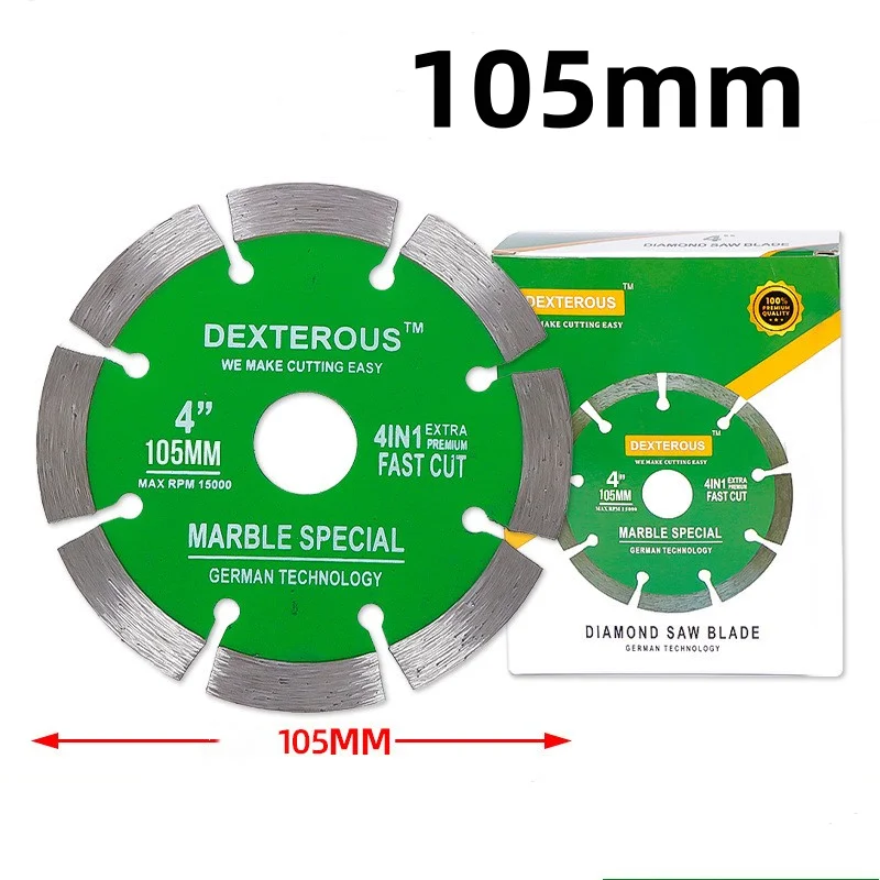 Diamond Tile Concrete Dry Slicing Corner and Floor Tile Slotting and Cutting Tools Angle Grinder for Cutting Stone Slices