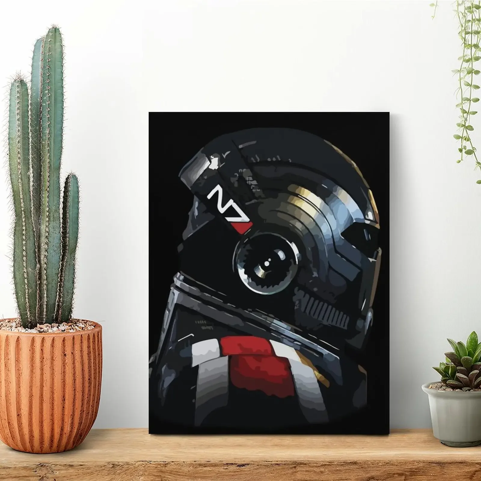 

N7 командир овчарка массовый эффект холст картина плакат вечерние персонаж на заказ Настенный декор в рамке настенные картины