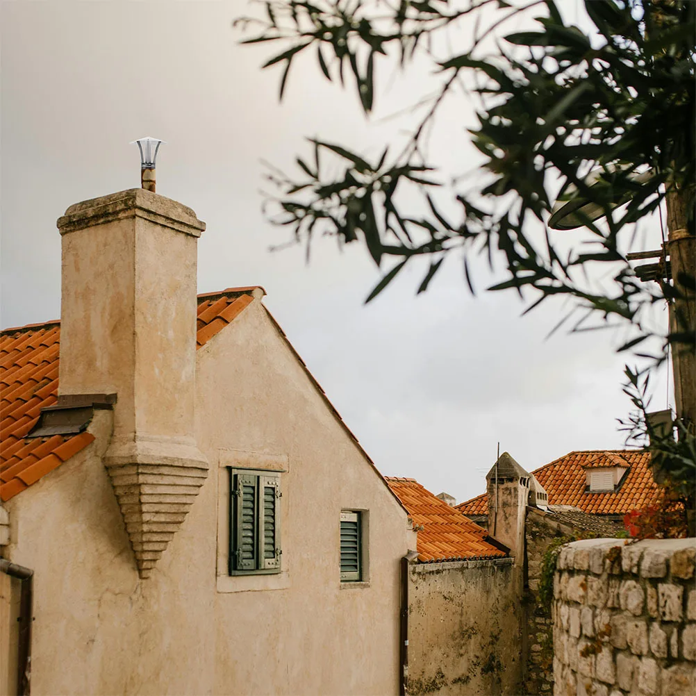 الفولاذ المقاوم للصدأ سقف مستدير تنفيس مدخنة غطاء مخروط العلوي غير نافذ للمطر الموقد غطاء العادم مدخنة قبعات المطر موقد الأنابيب الغطاء العلوي