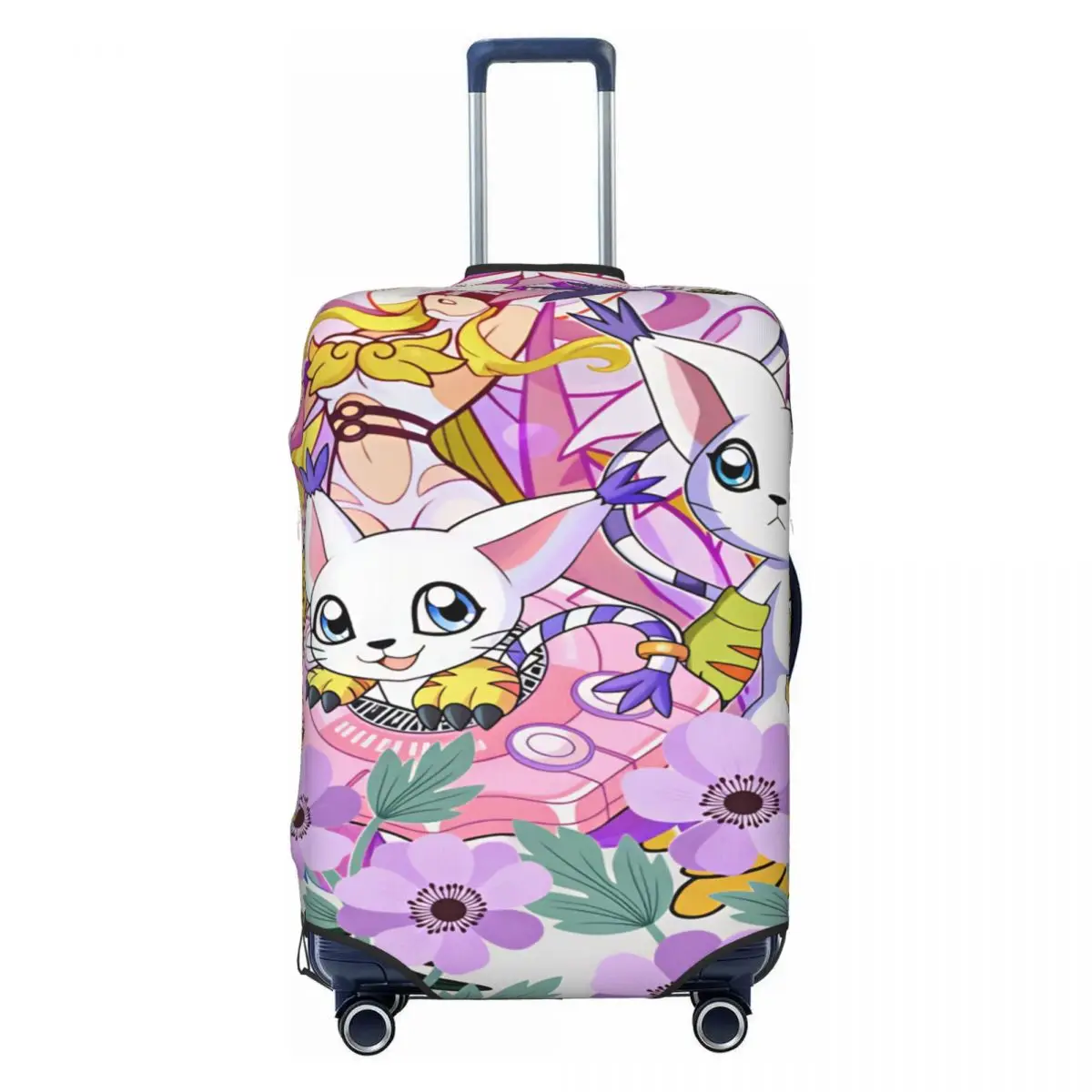 Digimon Suitcase Cover Holiday Business Practical Luggage Accesories Protection