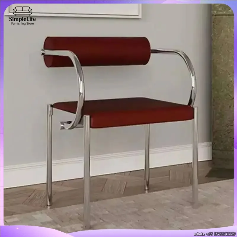 

Современный обеденный стул для использования на улице и в помещении, в скандинавском стиле, эргономичное кресло, стул для столовой, мебель для гостиной и библиотеки