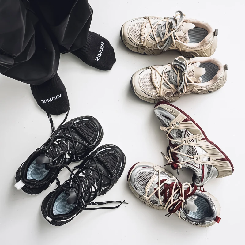 

Thick soled dad shoes ins trendy sports and casual shoes for men