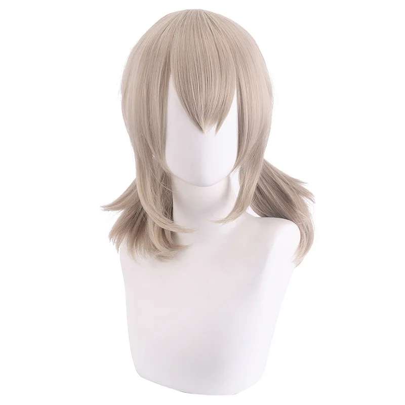 Colorful Stage Mi-ku Inspired Cosplay Synthetic Wig Short Pink Anime Hair for Party Halloween Costume Roleplay