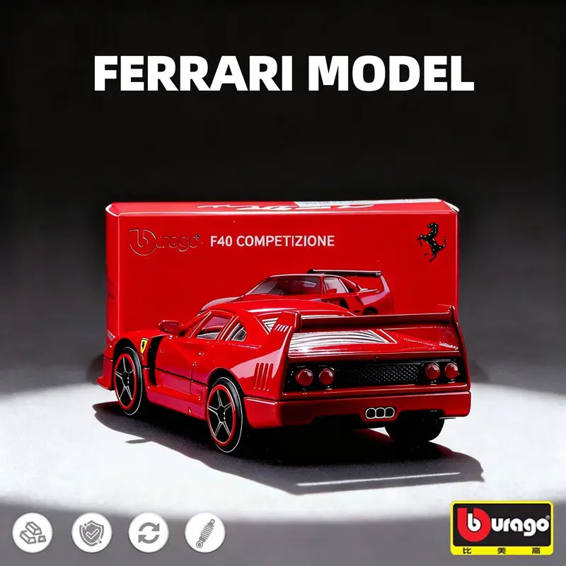 bburago-1-64-ferrari-f40-f50-modelo-de-carro-esportivo-em-liga-metalica-diecast-carro-de-corrida-de-pista-em-metal-modelo-de-veiculo-de-alta-simulacao-presente-para-criancas