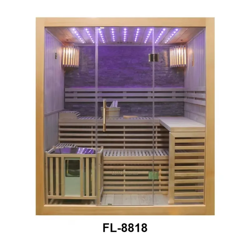 Luxury Indoor Large Spa Sauna Room Custom Large Square Modern Design