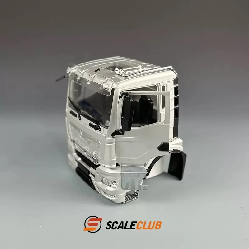 Scaleclub Model 1/14 For MAN TGS Open door full metal CNC Upgrade Car Shell Driver's Building Front Cabinet Car Parts