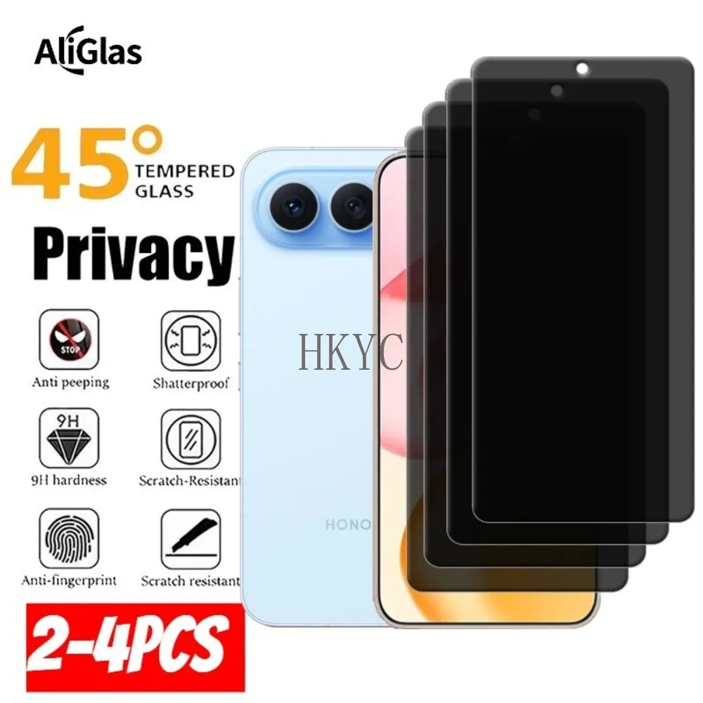 

2-4 шт. антишпионская стеклянная пленка для Huawei Honor 500, закаленное стекло, защитная пленка для экрана для Honor 500 Pro, стеклянная пленка