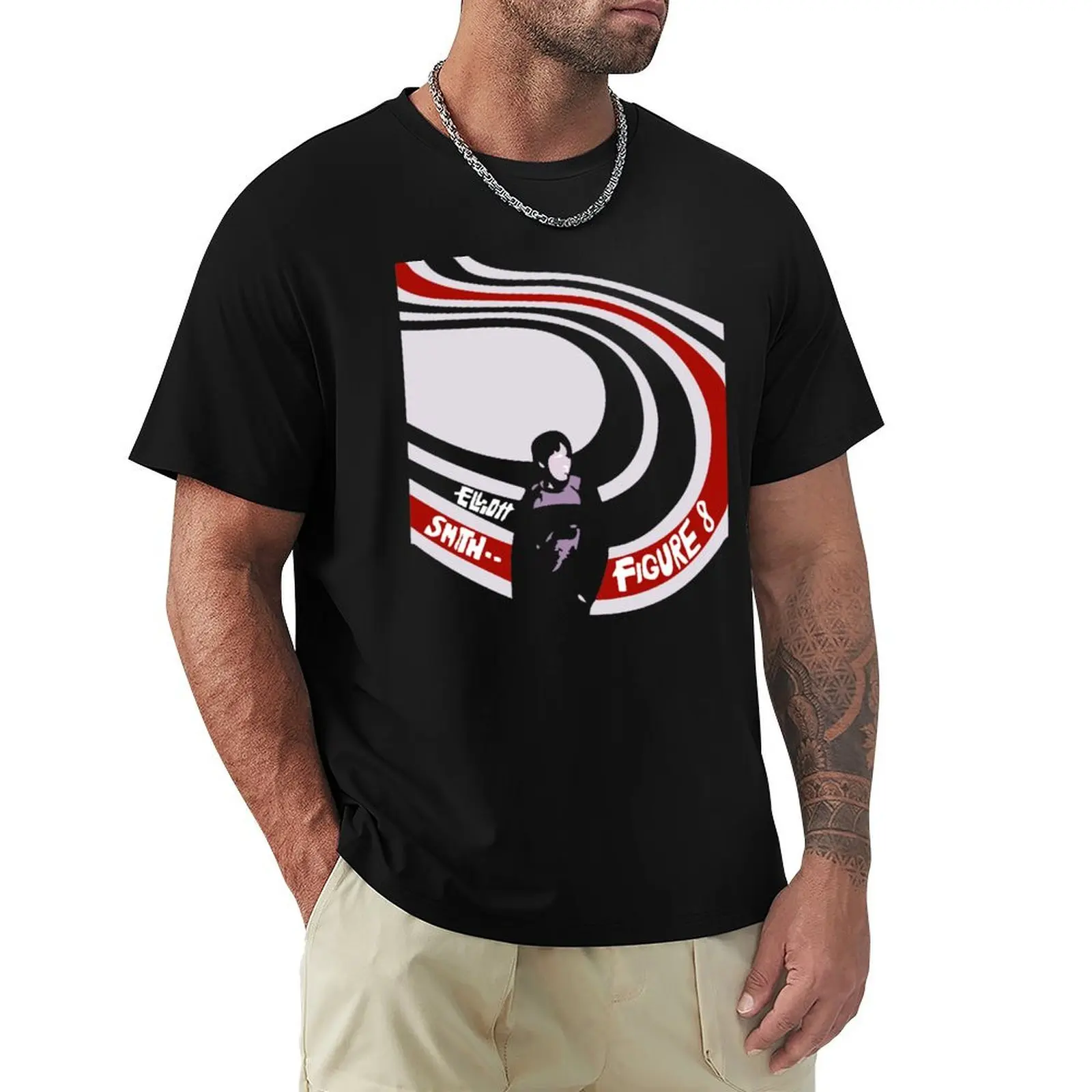 

Elliott Smith Figure 8 Bigger T-Shirt Creative Graphic Tee Shirt