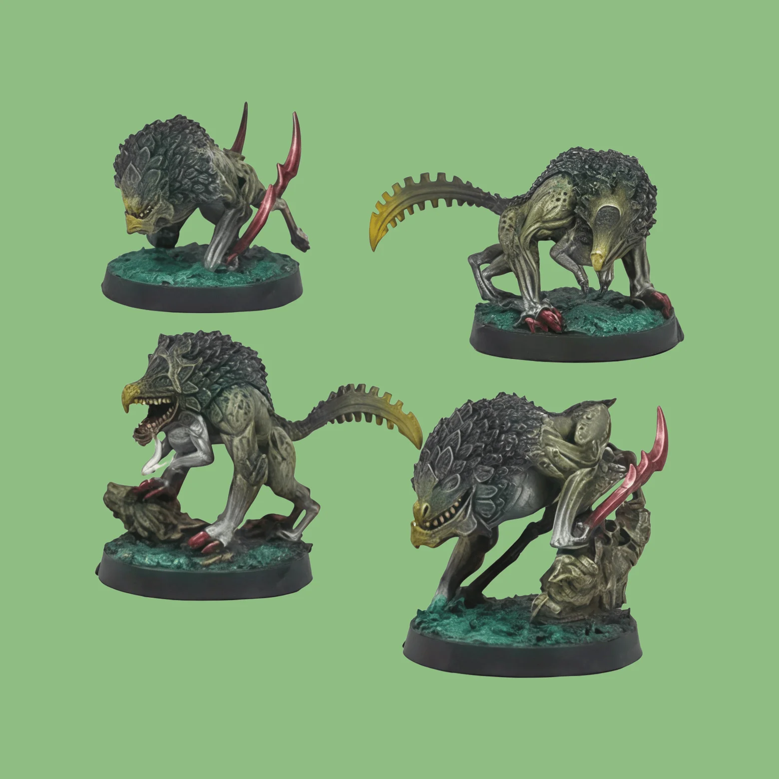 

Cast Resin Model Assembly Kit, GK, Resin The Hungries Gakis, Unpainted, Requires Assembly (including Base)