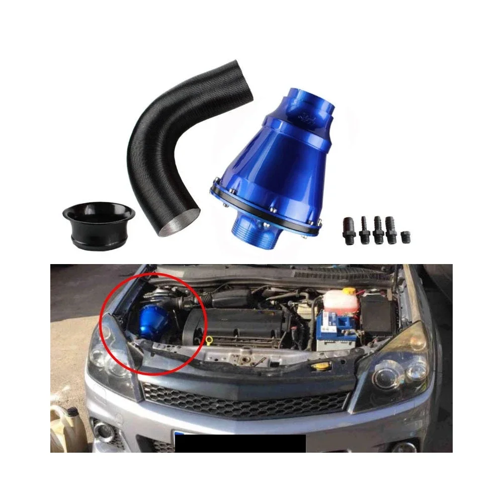 Car Universal 76mm Air Filter Mushroom Head Air Power Intake Bellows 3inch Filter Car SUV High Flow Cold Air Inlet Pipe Cleaner