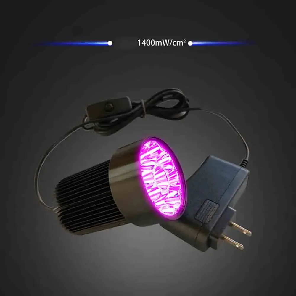 

Nice 365nm 395nm 405nm UV GEL Curing Light 180W LED Black Light Fixtures For Phone Repair UV Resin 3D Printer Ink Gel Curing
