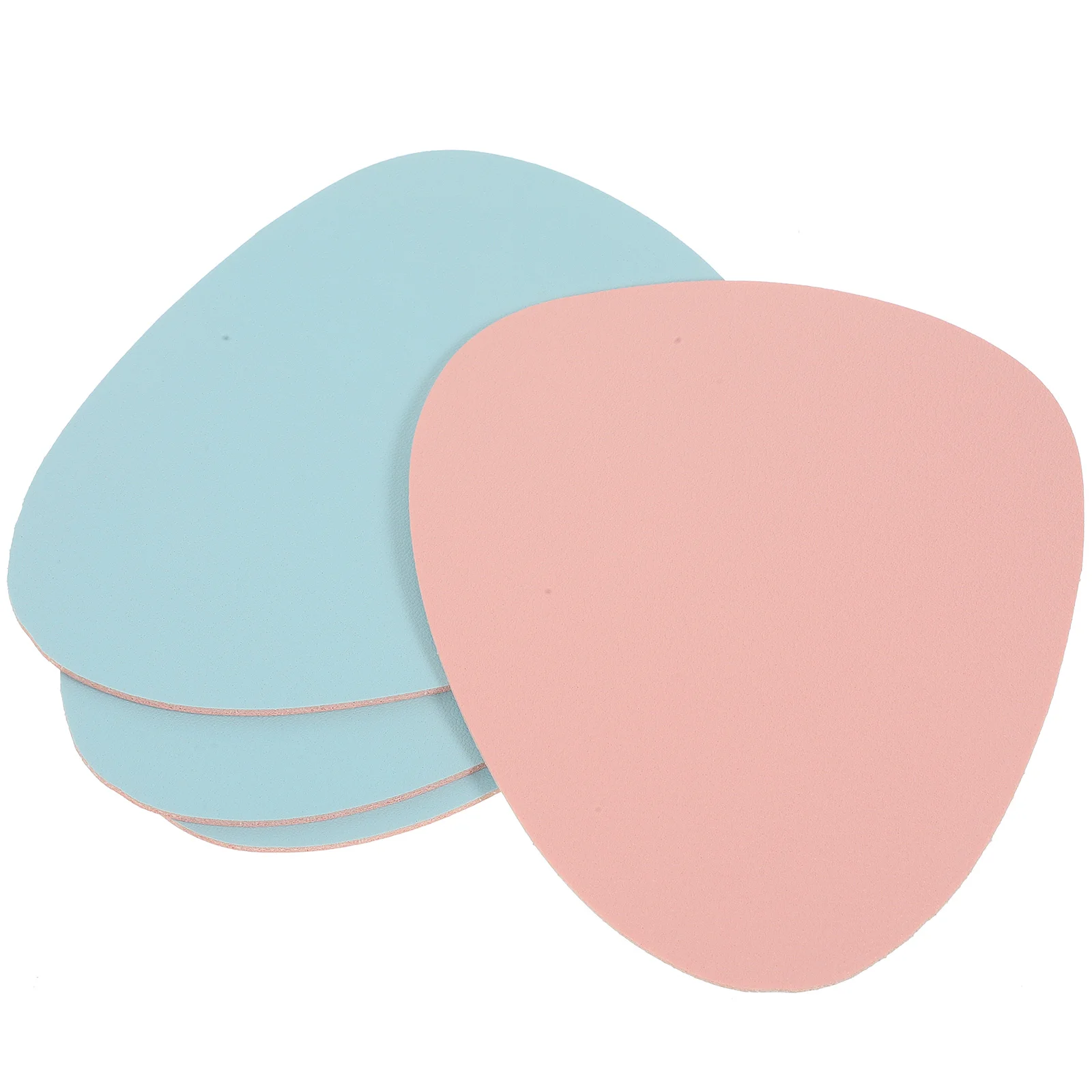 

4 Pcs Pink Tea Coaster Nordic PVC Insulation Anti Skid Cup Mat Table Pad Home Hotel Waterproof Heat Protection Dining Supply
