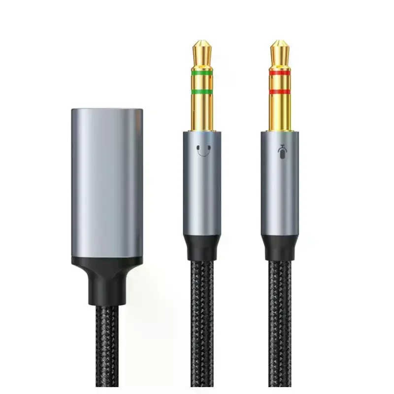Phone Tablet PC Accessories With USB C Port Cable Conversion Earphone Microphone 3.5mm To Type-C Aux Analog signal Audio Adapter - view 4