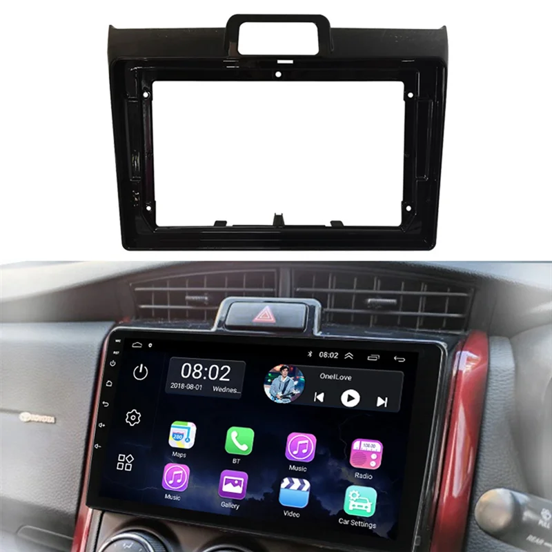 

Precisionn Car Radio Fascia 9Inch Plastic Automotive Supplies For Toyota Corolla Axio Fielder 2015 DVD Stereo Frame Plate Adapte