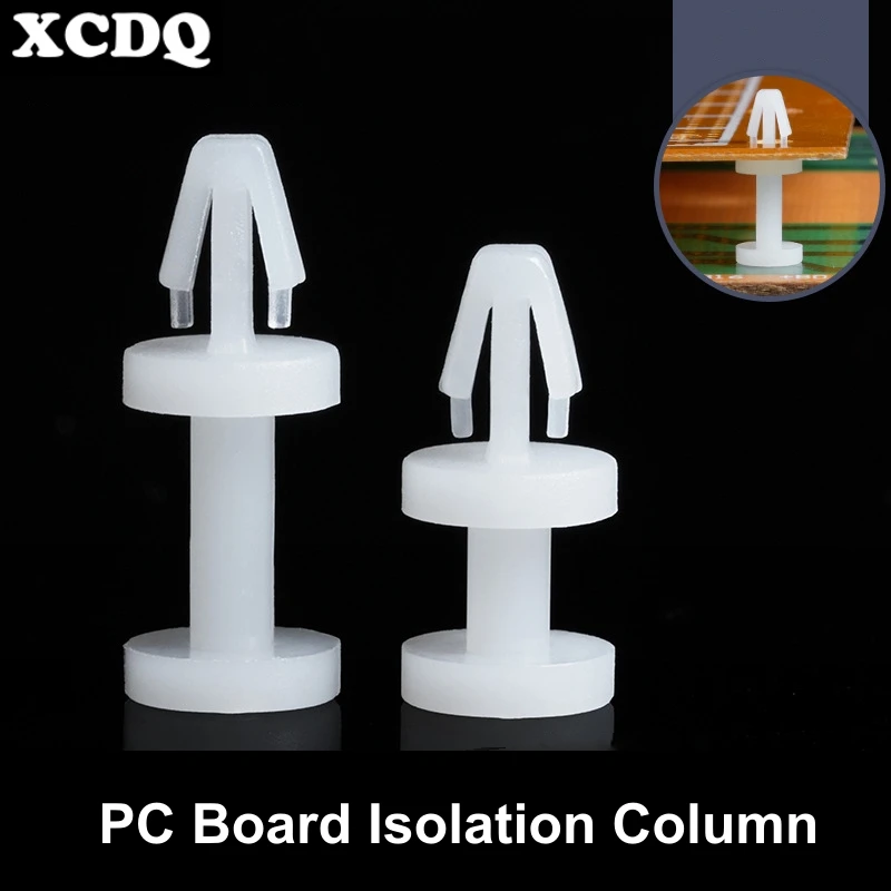 100 Uds 3,0mm agujero de montaje placa de circuito de PC inserción fijación aislamiento columna cabeza de avión espaciador soporte espaciado fijo