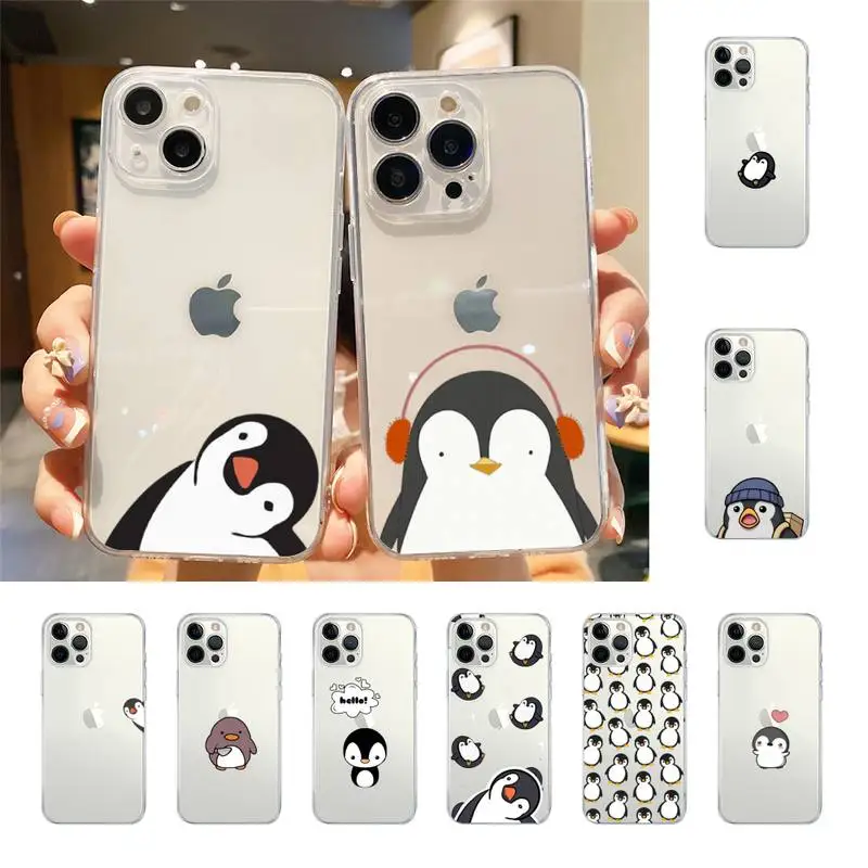 

Cute Lovely Penguin Phone Case For Iphone 7 8 Plus X Xr Xs 11 12 13 Se2020 Mini Mobile Iphones 14 Pro Max Case