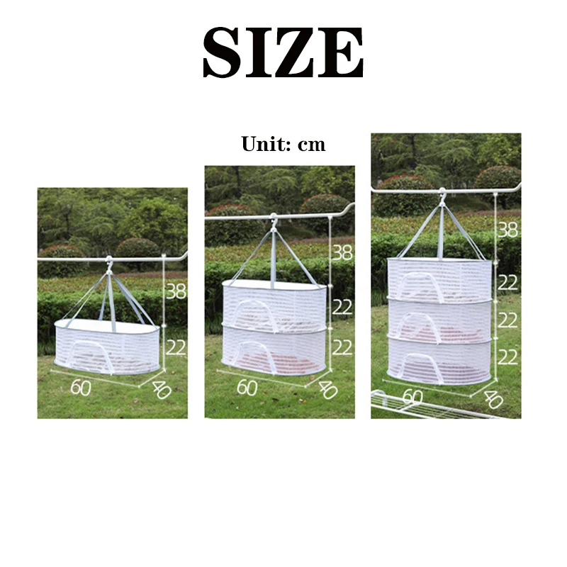 Drying Net Anti-mosquito Drying Fish Net Durable Fruit Herbs Dry Goods Net Drying Salted Fish Drying Drying  Basket