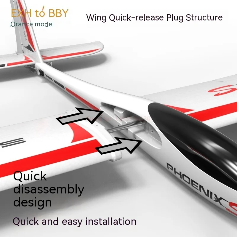 Eurames-Remote-Controlled Aircraft, A 1.6 Meter Wingspan, modelo destacável rápida, planador elétrico, asas fixas, 742-7