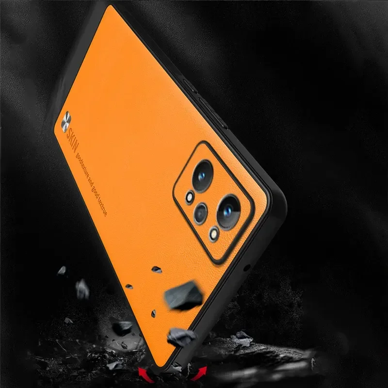 PU Leder Fällen Für Realme GT Neo 3T GT Master 2 Pro 6T Objektiv Vollen Schutz Anti-herbst Silikon Soft Cover Shell Telefon Fall