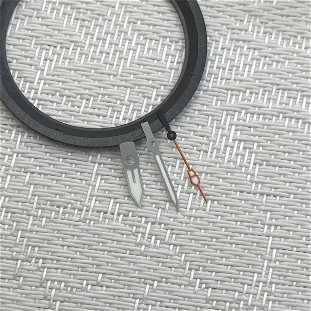 실버/블랙/로즈/골드 시계 바늘, NH35 그린 야광 시계 포인터, NH34, NH35, NH36, 4R35, 4R36 무브먼트 액세서리용