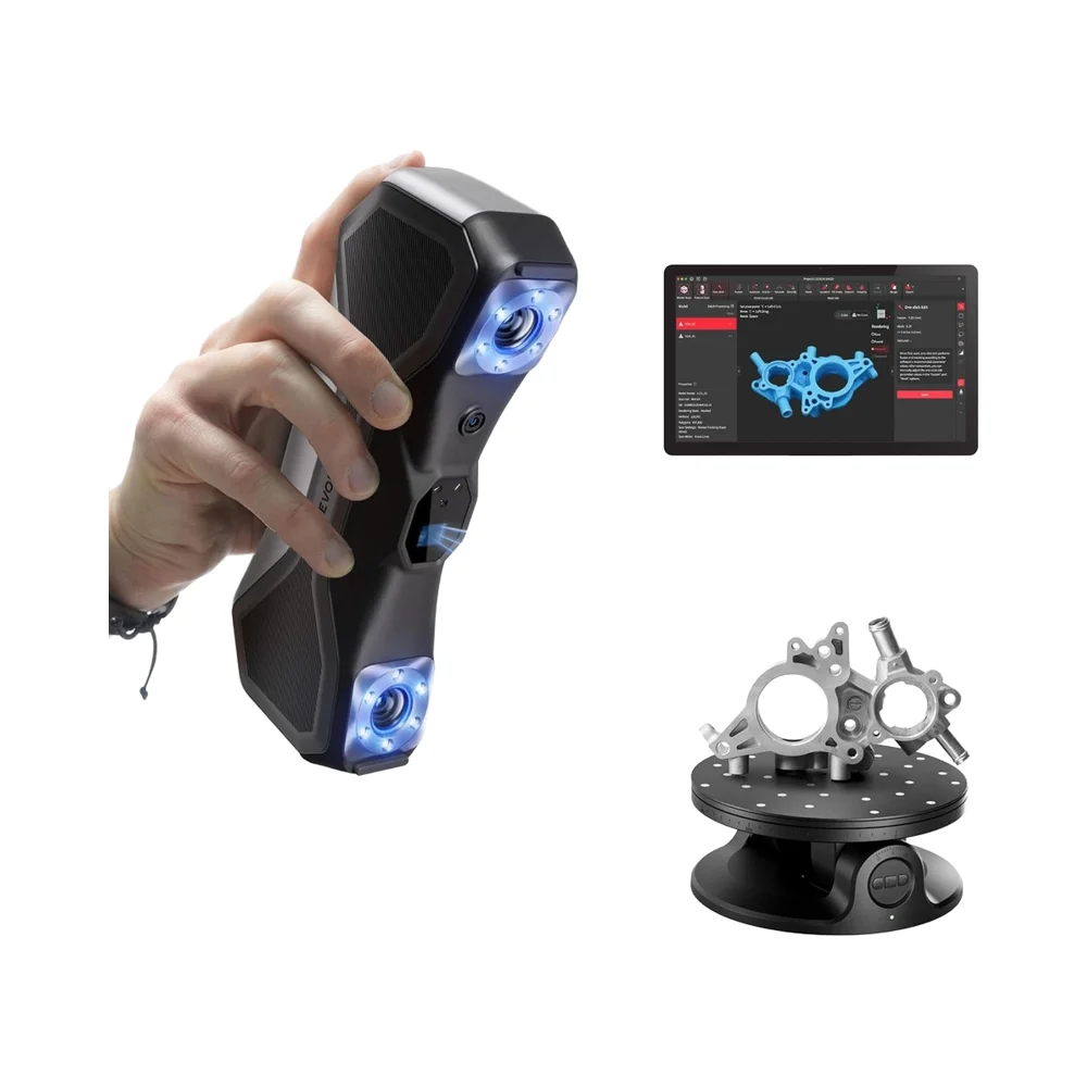

Revopoint MetroX Blue Handheld 3D Scanner 3D Printer Scanner 60fps Speed Metrology-Grade Precision 0.01mm Supports Windows