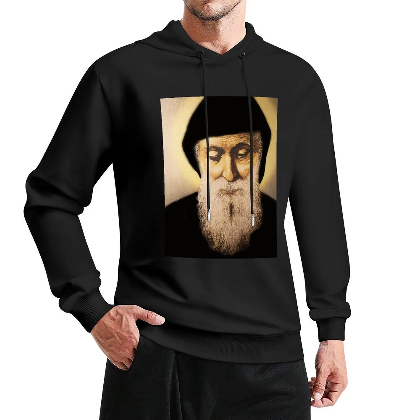 

Saint Charbel in Colors Pullover Hoodie mens clothes korean style clothes new hoodies and sweatshirts