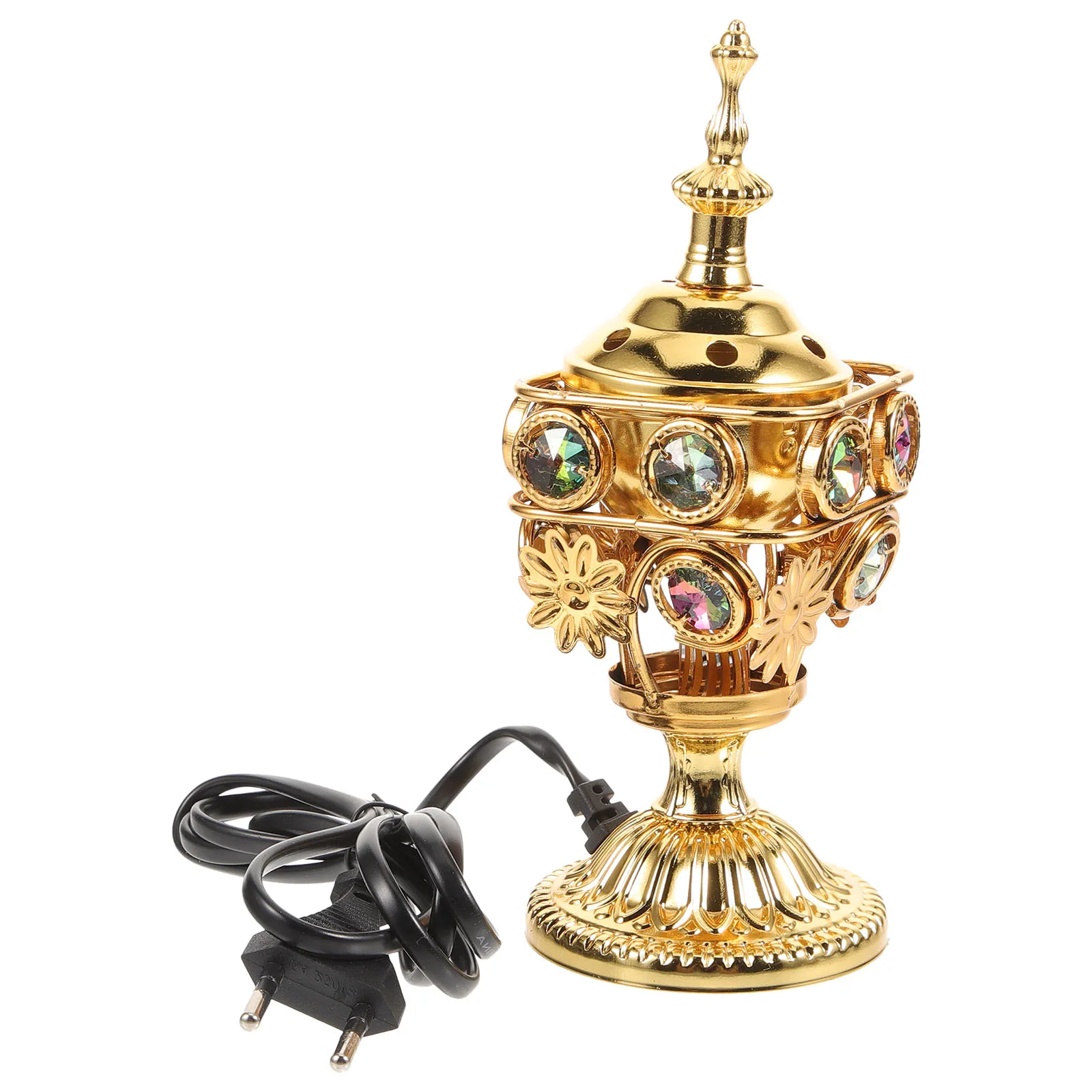 

Electric Incense Burner Small Size Easy to Use Incense Holder for Bedroom Living Room Table Decoration Censer Censer Holder