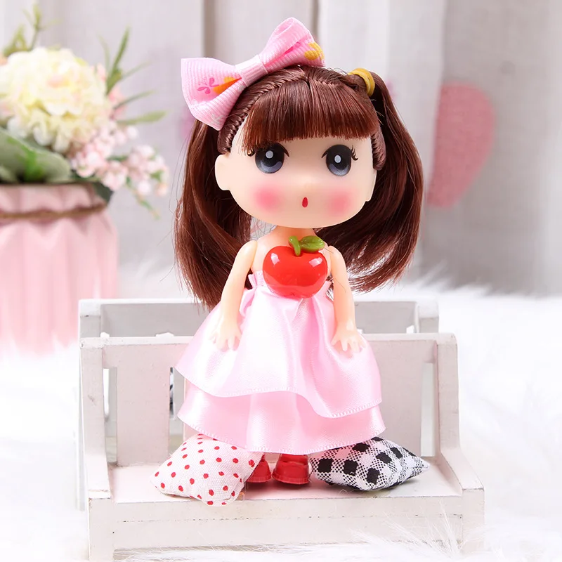 12cm cute mini doll pendant, children's toy, birthday gift
