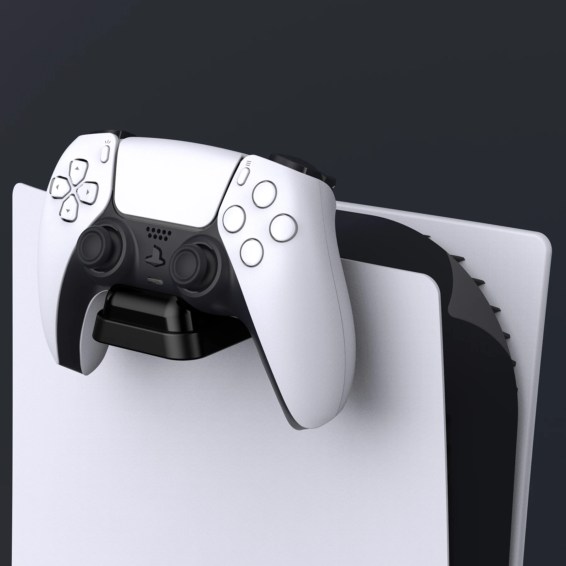 Xbox 시리즈 컨트롤러 및 NS Pro 컨트롤러 용 ps5 및 헤드셋 용 PlayVital 범용 게임 컨트롤러 월 마운트 스탠드 홀더