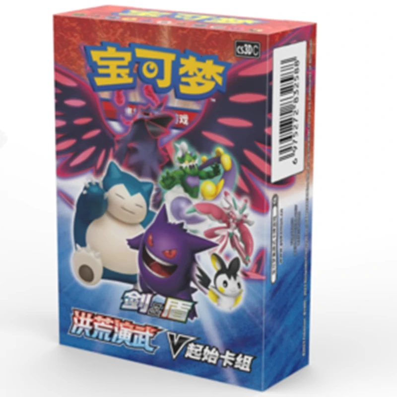 

Официальные карты PokéMon Tcg Starter Deck, полный предварительноructed набор для начинающих, игровой коврик, подарочная коробка, детские игрушки