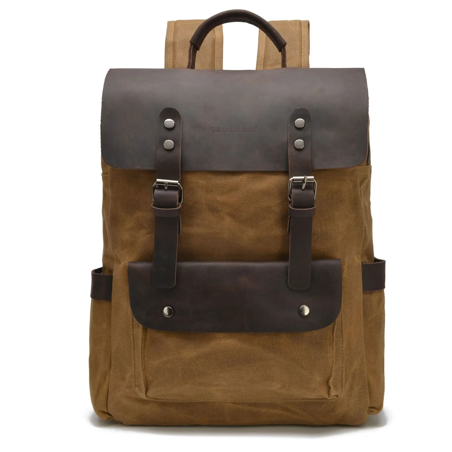 

Retro Faded Double Shoulder Bag Travel Hiking Outdoor Large Capacity Short Trip Commuting Thin Computer Bag Versatile Men's B...