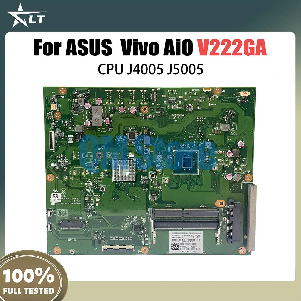 

V222GA Notebook Motherboard For ASUS AIO Laptop Mainboard With CPU J4005 J5005 DDR4 100% Tested Fully OK