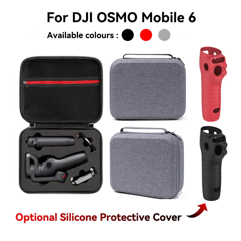 Estuche de transporte EVA portátil para DJI OM6, estuche para estabilizador DJI OM 6, accesorios a prueba de golpes y almacenamiento protector