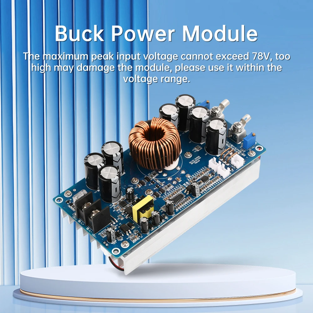 DC-DC Adjustable Step-down Power Supply Module DC20V-70V to DC2.5V-58V 30A 800W