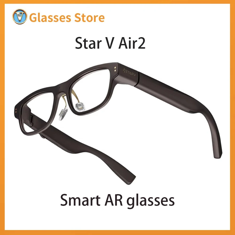 Meizu StarV Air2 AR Smart Glasses Simultaneous 13 Languages Real-Time Translation Speech Prompter Cycling Support English
