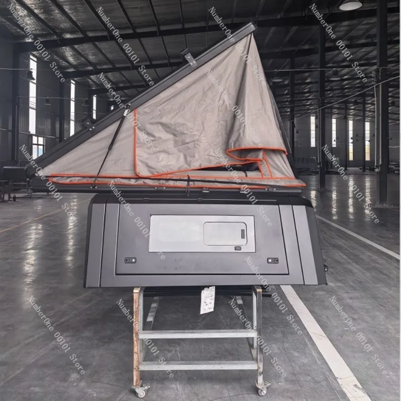 Integrated Outdoor Camping Roof Tent with Rear Cover, Fully Automatic Foldable Tent, Self-Driving Camping Trip, Portable Outdoor