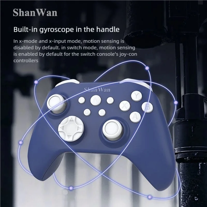 شانوان جديد أذرع التحكم في ألعاب الفيديو اللاسلكية قاعة المقود ل Xbox/PC/iOS/PS4/Android Switch Pro المزدوج الاهتزاز المحرك 3 وضع غمبد