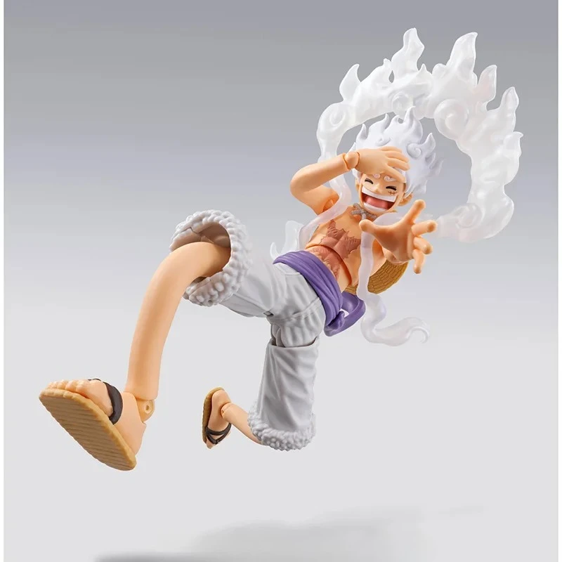 

Original Bandai S.H.Figuarts Shf One Piece Monkey D Luffy Gear 5 Future Island Egghead Anime Action Collection Figures Model Toy