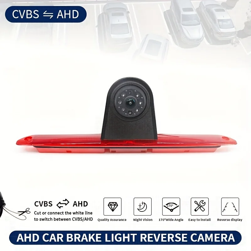 

HD Night Vision Rear View Camera for Mercedes-Benz Sprinter & VW Crafter Vans (2007-2018) - Wide Angle, Brake Light Compatible
