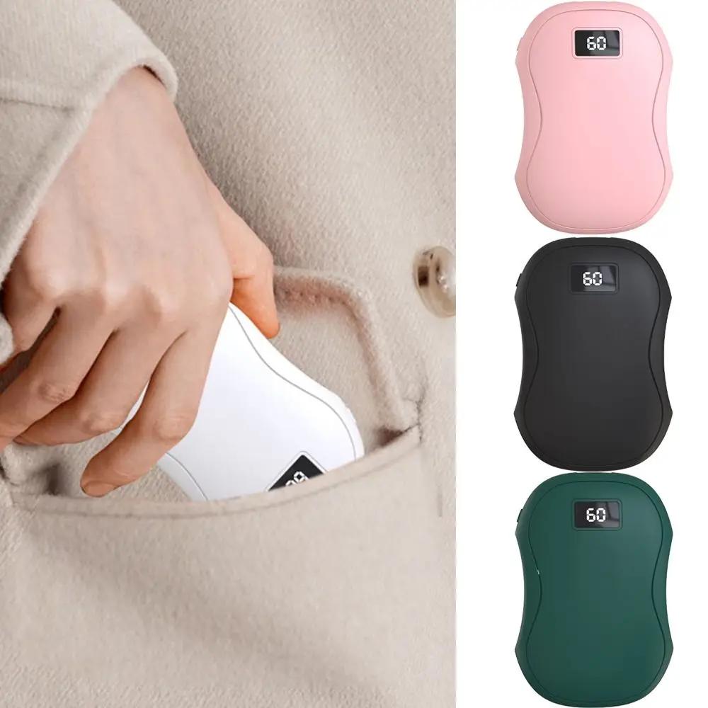 Lightweight Rechargeable Hand Warmer Portable Ultrathin Electric Handwarmers 3 Heat Levels Dual-Sided Pocket-Sized Heater Men