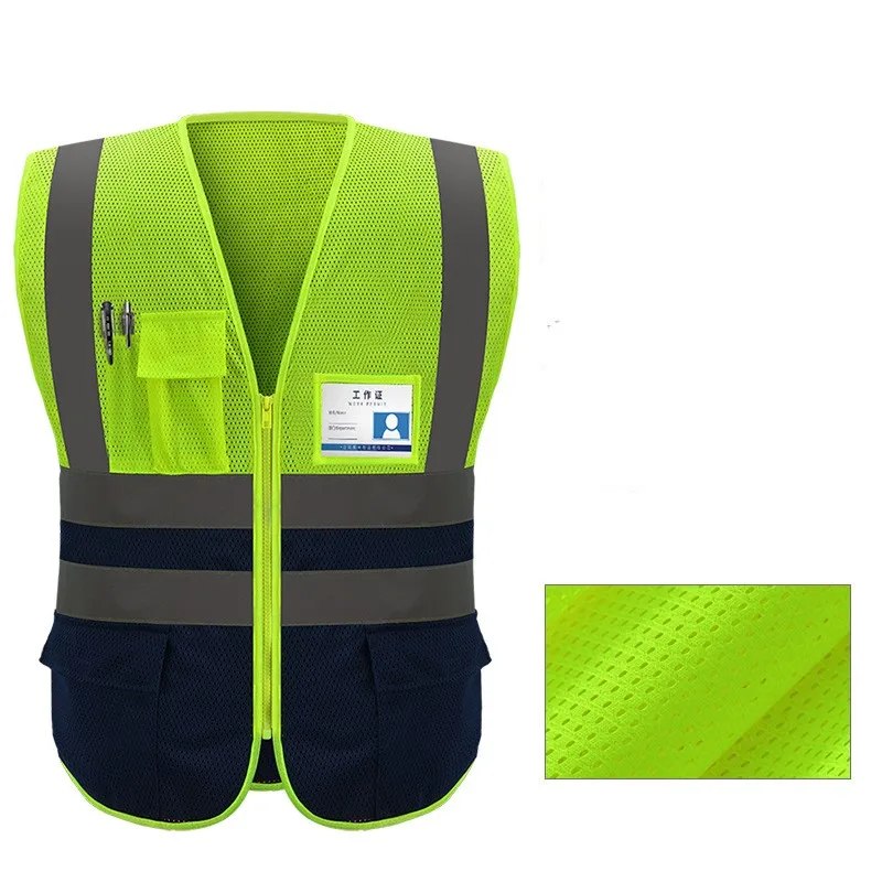Reflecterend vest met hoge zichtbaarheid Werkkleding Motorrijden Sport Outdoor Reflecterende veiligheidskleding Reflecterend jack