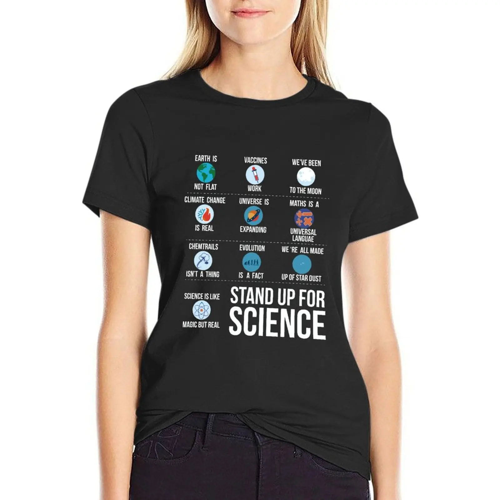 

Stand Up For Science Climate Change Earth Planet Gift T-Shirt korean fashion shirts graphic tees summer blouses woman 2025