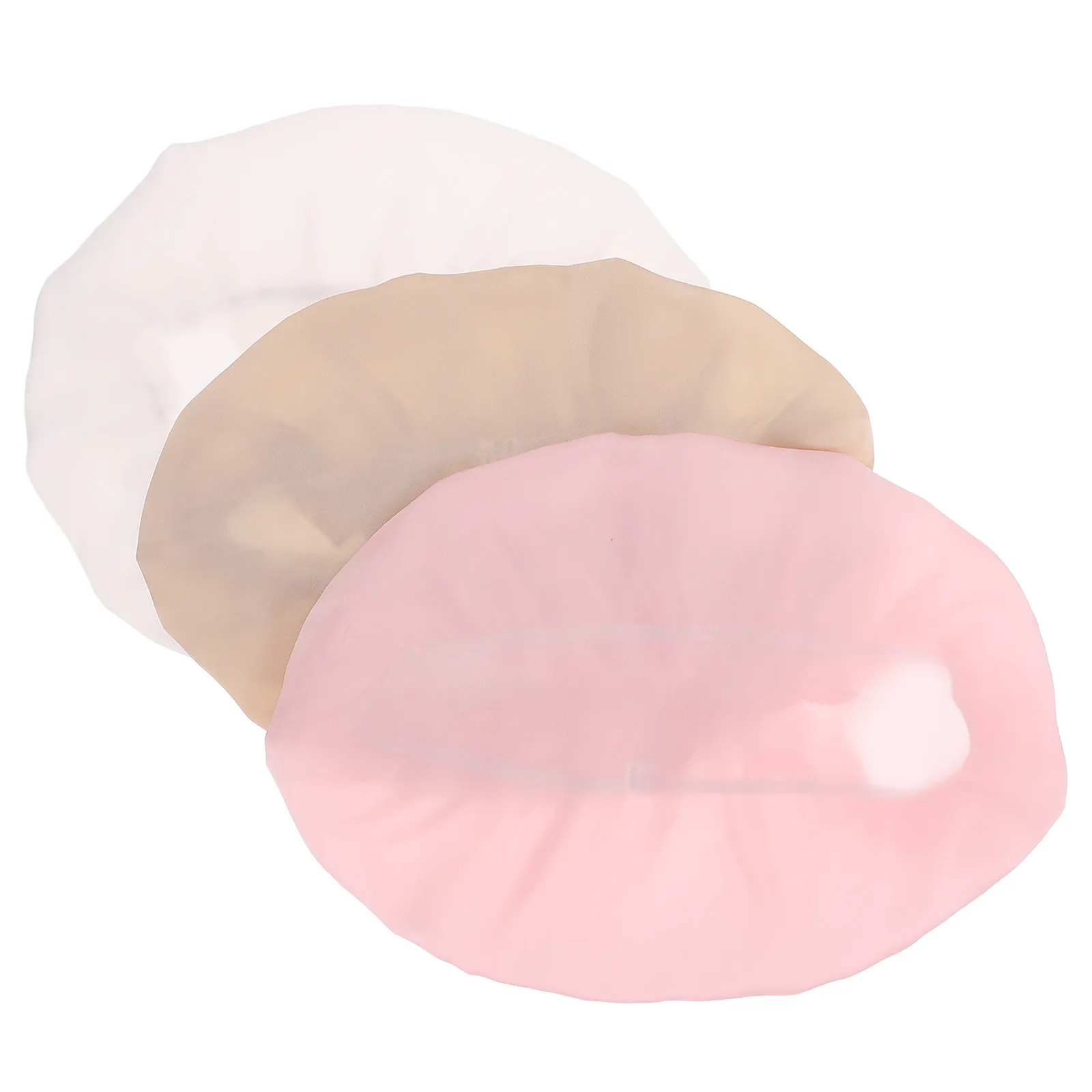 

3Pcs Satin Bonnet Hair Wrap for Sleeping Women's Soft Comfortable Long Hair Hat with Elastic Design for Home Spa Night Use