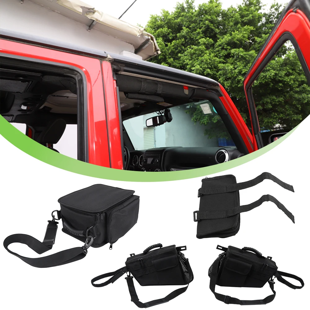 

Автомобильный верх, многофункциональные очки, заднее сиденье, багажник, Боковая Сумка для хранения, органайзер для Jeep Wrangler JK JL Gladiator JT 2007-2023