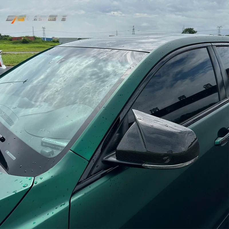 

Langyu 2013-2019 Auto Modification Part Side Carbon Fiber Rear View ATS Mirror Cover