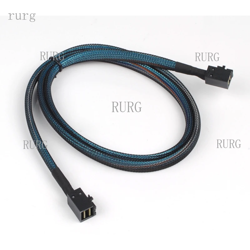 R+  New For MINI SAS SFF 8643 to SFF-8643 server 12G array card data cable (100 Cm)