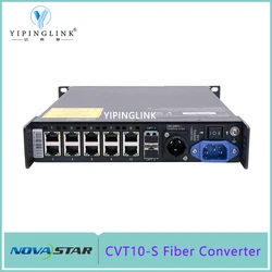 Novastar CVT10-S Fiber Converter Support VX1000 VX600 VX16S JR MCTRL4K NovaPro UHD With 10G OPT Port And 10 LAN Output