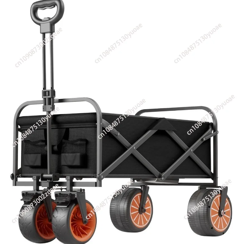 

Electric Camp Car, Outdoor Camping Caring, Portable Campes Cares Picnic Car Can Carry People, Foldable Handcart